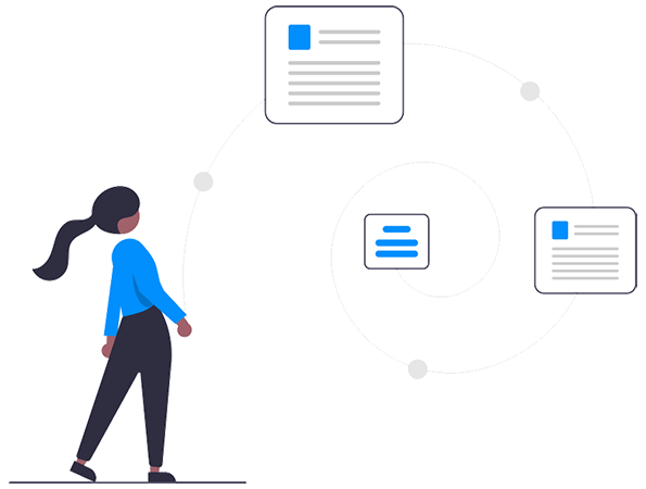 Responsable présentant une liste d’arguments prouvant la supériorité de SimplyDesk